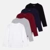 Friboo 5 Pack - Longsleeve - Multi-Coloured/Black/Dark Red -Friboo-Mode 0b83fae62c7a4e95acfe0c86892ba577