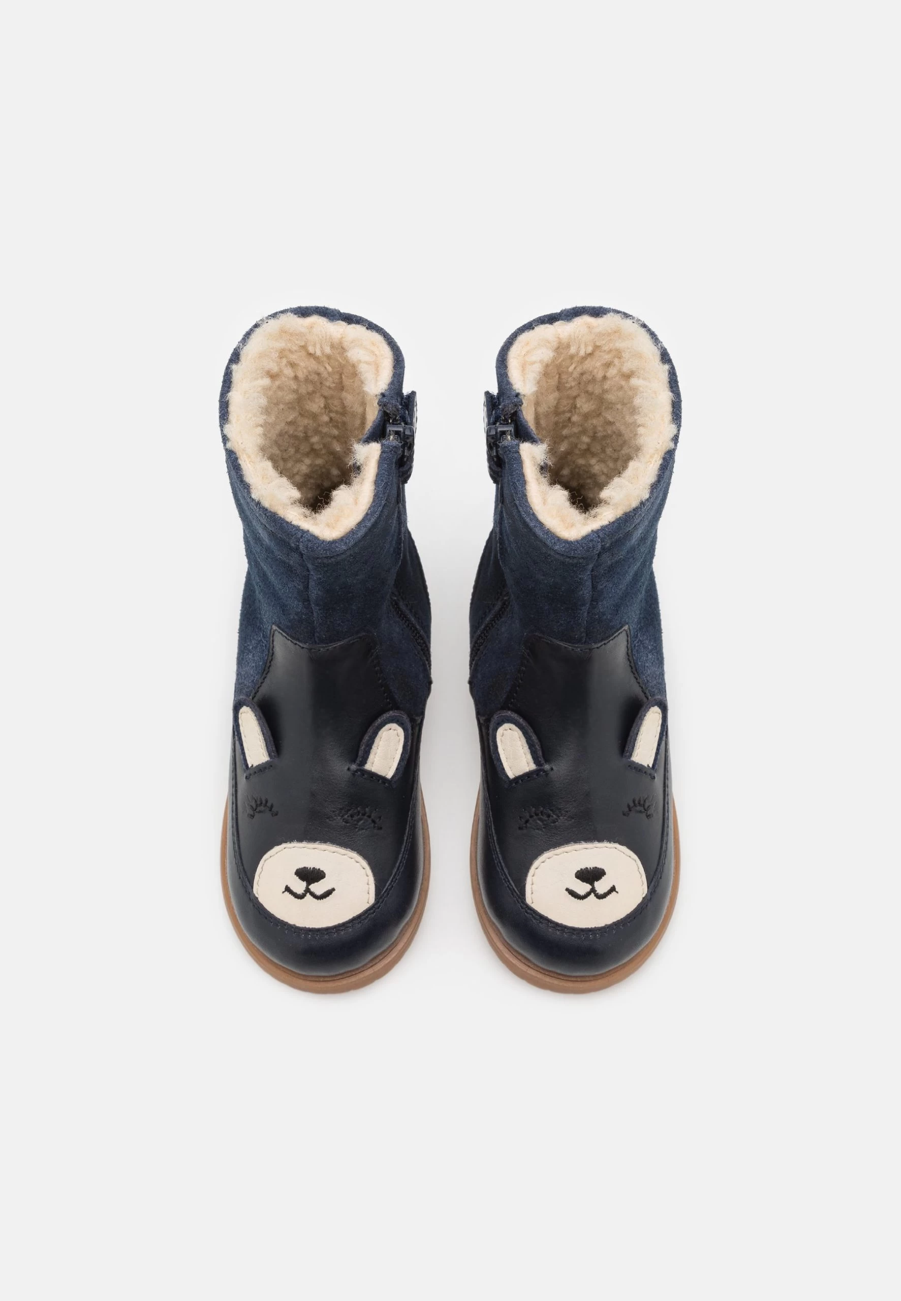 Friboo Leather - Snowboots- Dark Blue 6 Friboo Leather - Snowboots- Dark Blue - Afbeelding 4