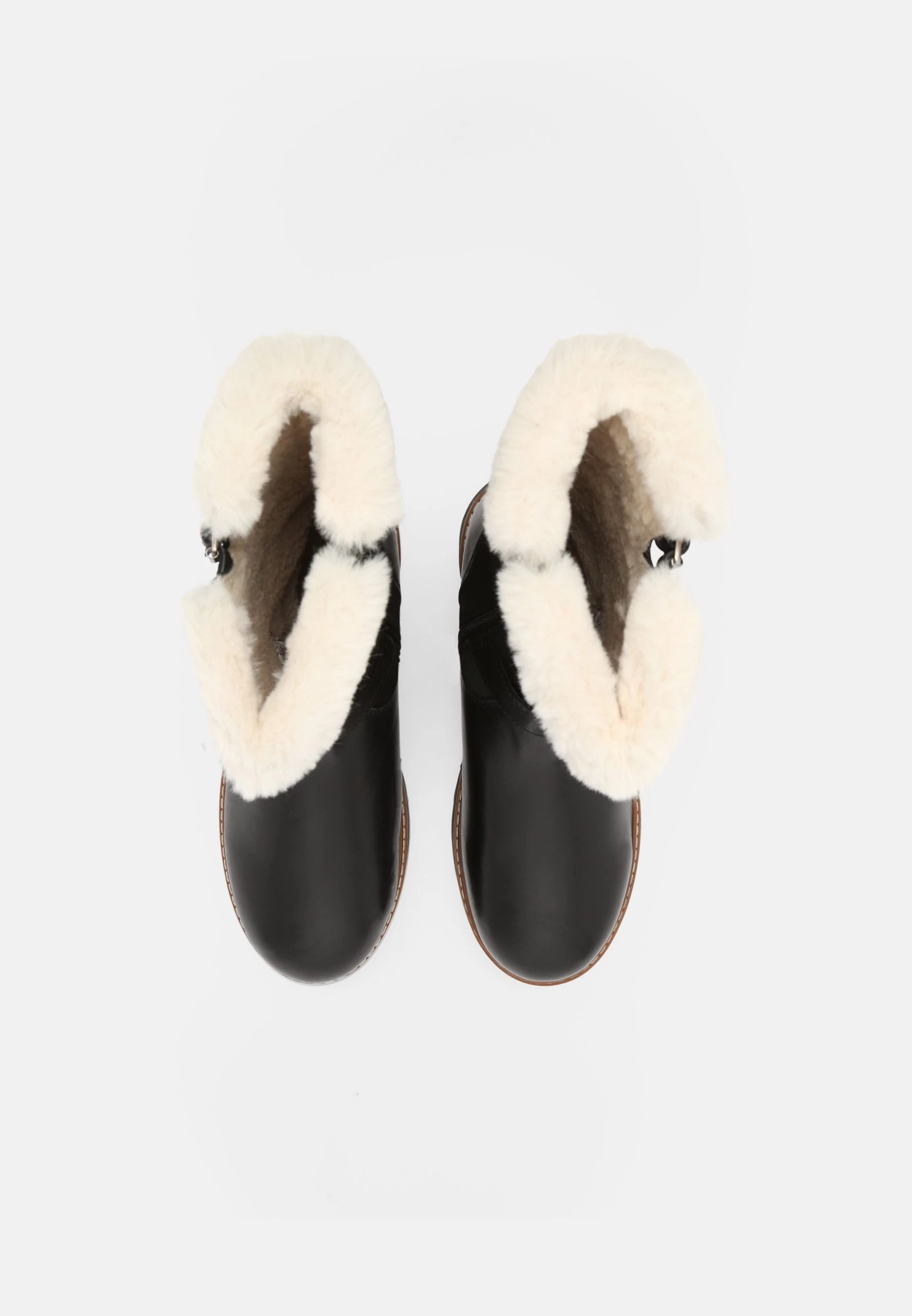 Friboo Leather - Snowboots- Black 6 Friboo Leather - Snowboots- Black - Afbeelding 4