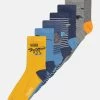 Friboo 7 Pack - Sokken - Multi-Coloured/Yellow/Dark Blue -Friboo-Mode 55b0cfef99a34ab5b4cc4f21c4aaba1e