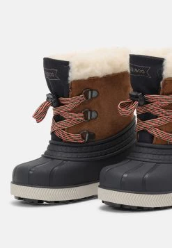Friboo Leather Unisex - Snowboots- Cognac -Friboo-Mode 5c7b688527b34522900df05f24ab90a4