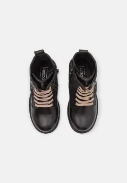 Friboo Leather - Veterboots - Black -Friboo-Mode 6d791e1f2bf248848116b8ac1d7f7146