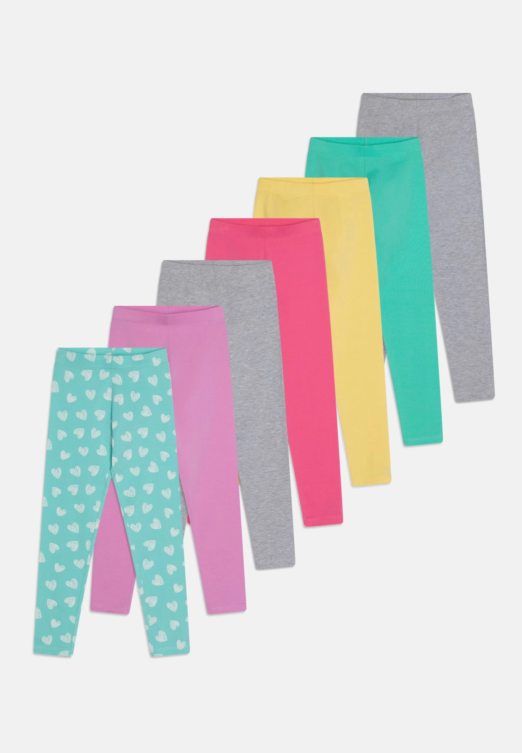 Friboo 7 Pack - Legging - Multi-Coloured/Yellow/Purple 3 Friboo 7 Pack - Legging - Multi-Coloured/Yellow/Purple