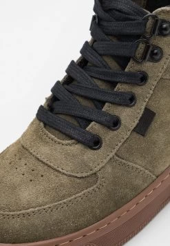 Friboo Leather - Veterboots - Khaki -Friboo-Mode 73eecdfa61fa41fdacdbb49c6547e32d