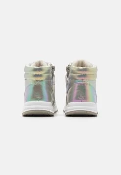 Friboo Sneakers Hoog - Silver-Coloured -Friboo-Mode 75a56058ea504e7bbe5e77cb0cfecf2a