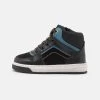 Friboo Leather - Sneakers Hoog - Black -Friboo-Mode 7b82fcea6bb844d7aea64406a49352dc