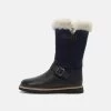 Friboo Leather - Snowboots- Dark Blue -Friboo-Mode 7be72f6626a341b88ebbdd00cae8f6d5