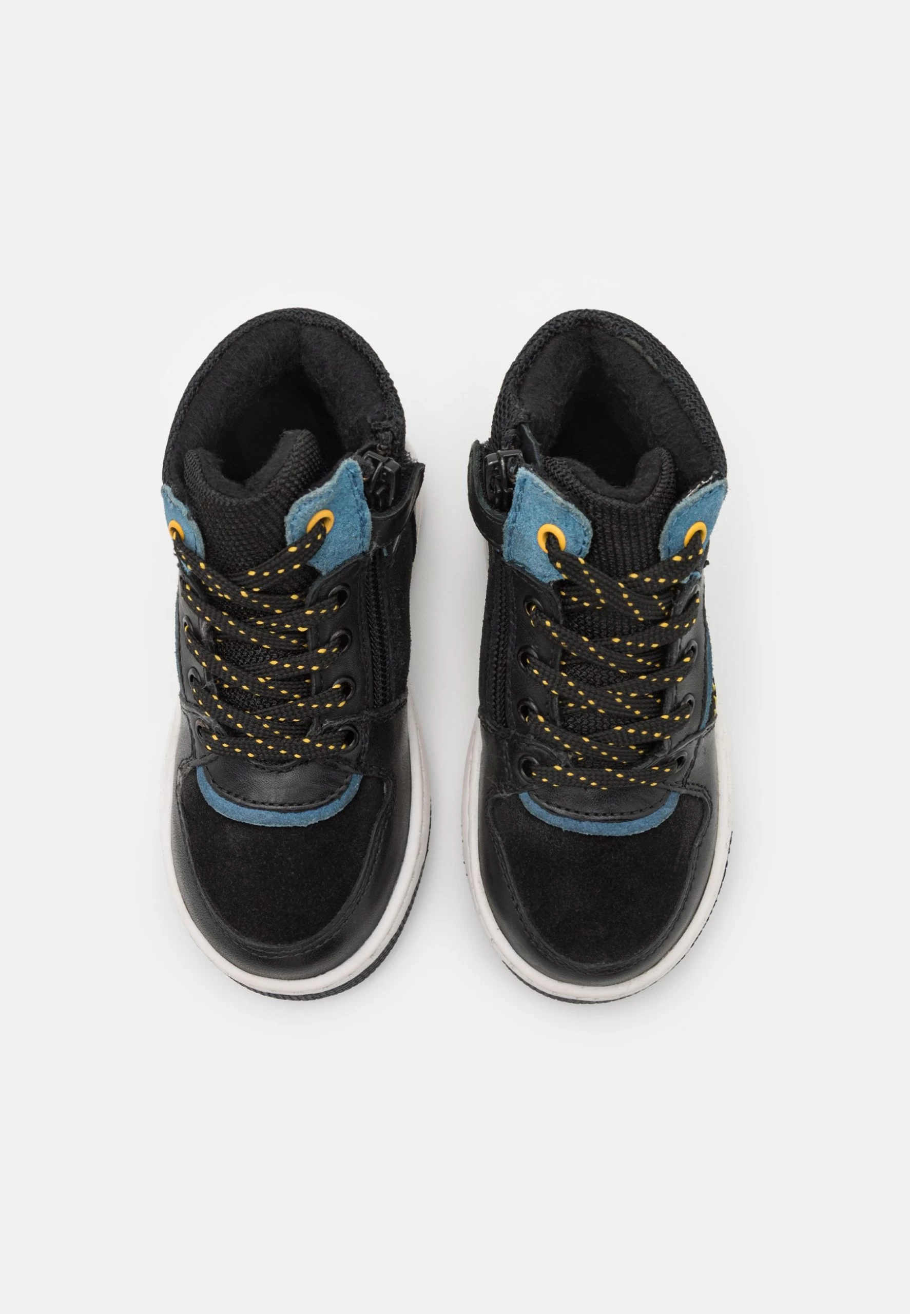 Friboo Leather - Sneakers Hoog - Black 6 Friboo Leather - Sneakers Hoog - Black - Afbeelding 4