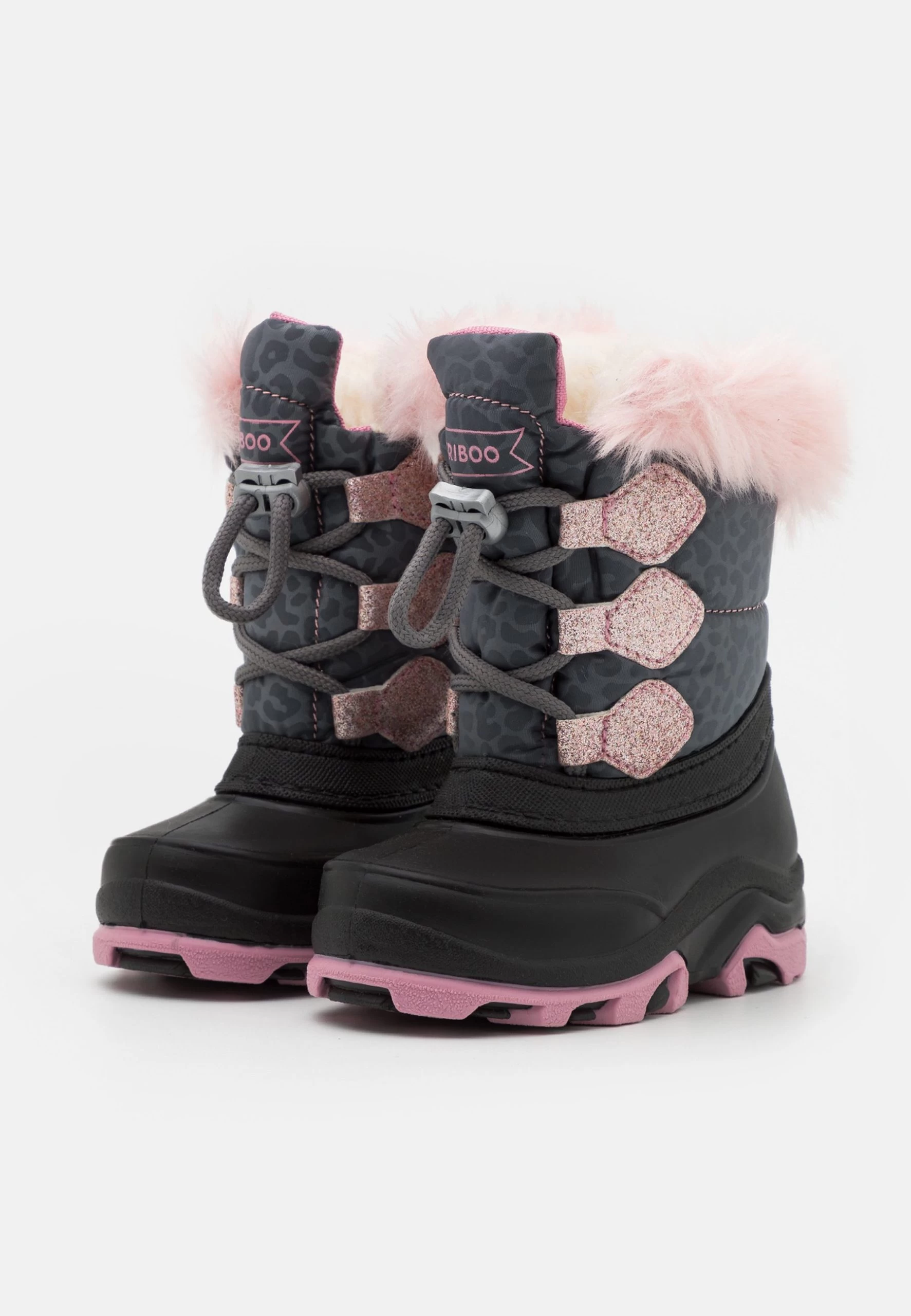 Friboo Snowboots- Dark Grey 4 Friboo Snowboots- Dark Grey - Afbeelding 2