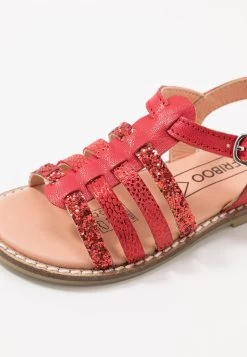 Friboo Leather - Sandalen - Red -Friboo-Mode 91f885720a5f42a990612141bc21d2f5