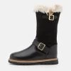 Friboo Leather - Snowboots- Black -Friboo-Mode a1f6bb4d3f8c41da912bbbb153d07632