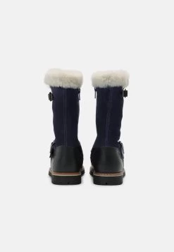 Friboo Leather - Snowboots- Dark Blue -Friboo-Mode a72b7412ff5b4d92bd1c8a0f8651579c