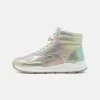Friboo Sneakers Hoog - Silver-Coloured -Friboo-Mode b1a82421b41f406e8c3a1daebcaa7d79