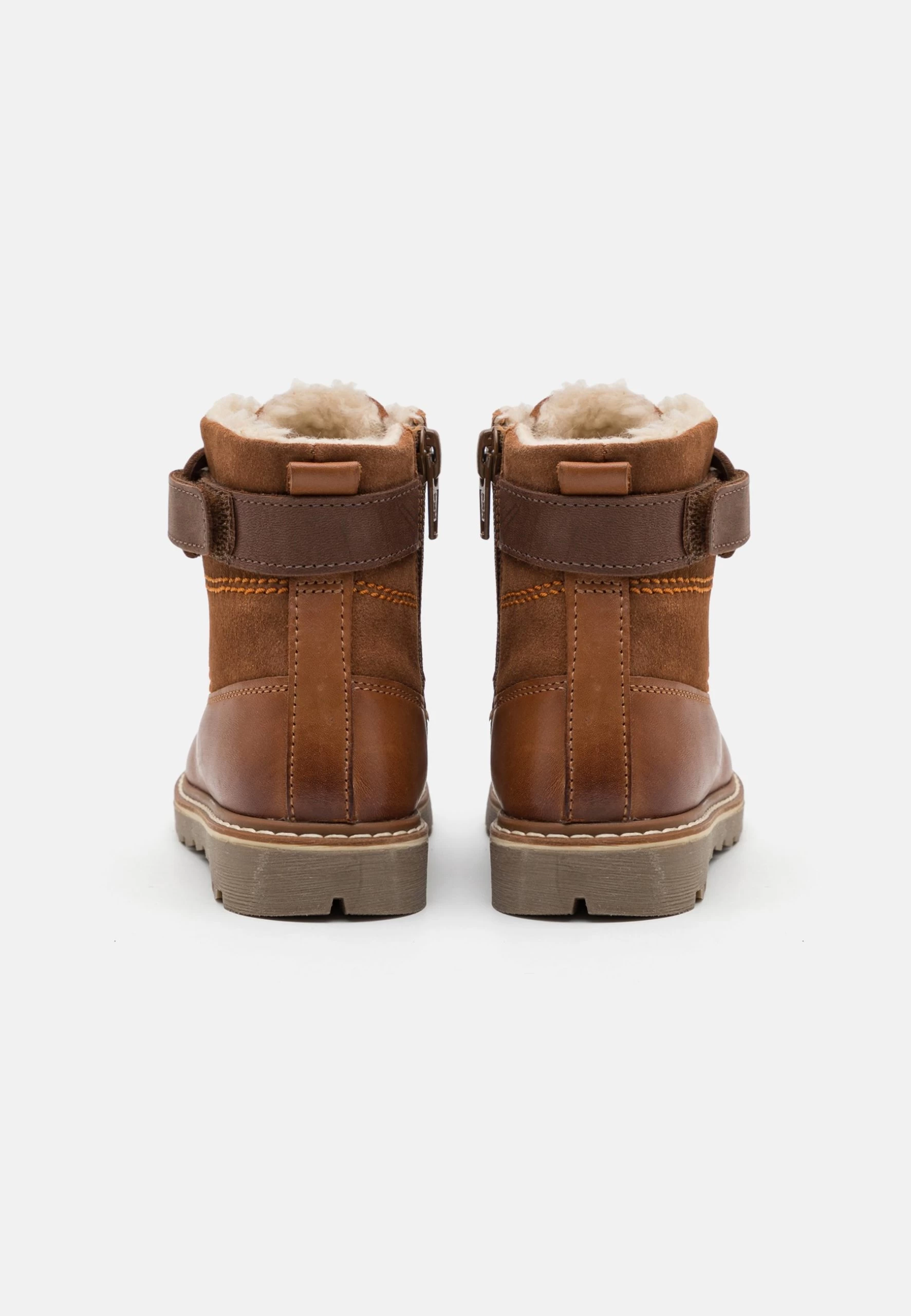 Friboo Leather - Veterboots - Cognac 5 Friboo Leather - Veterboots - Cognac - Afbeelding 3