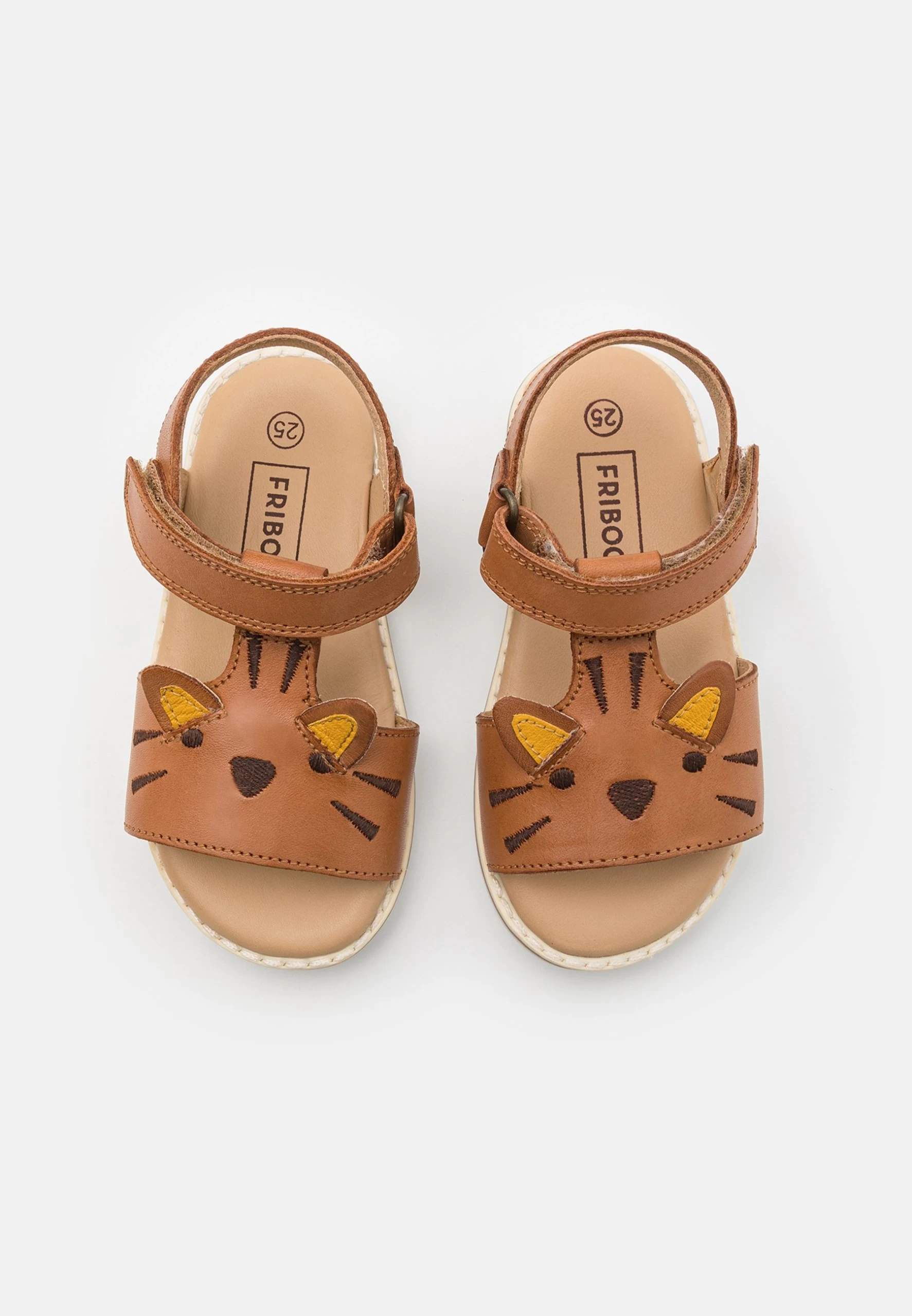 Friboo Leather - Sandalen - Cognac 6 Friboo Leather - Sandalen - Cognac - Afbeelding 4