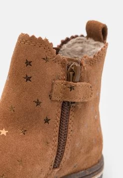 Friboo Leather - Korte Laarzen - Cognac -Friboo-Mode c3cda405568742dcbfec50d68e560d0e