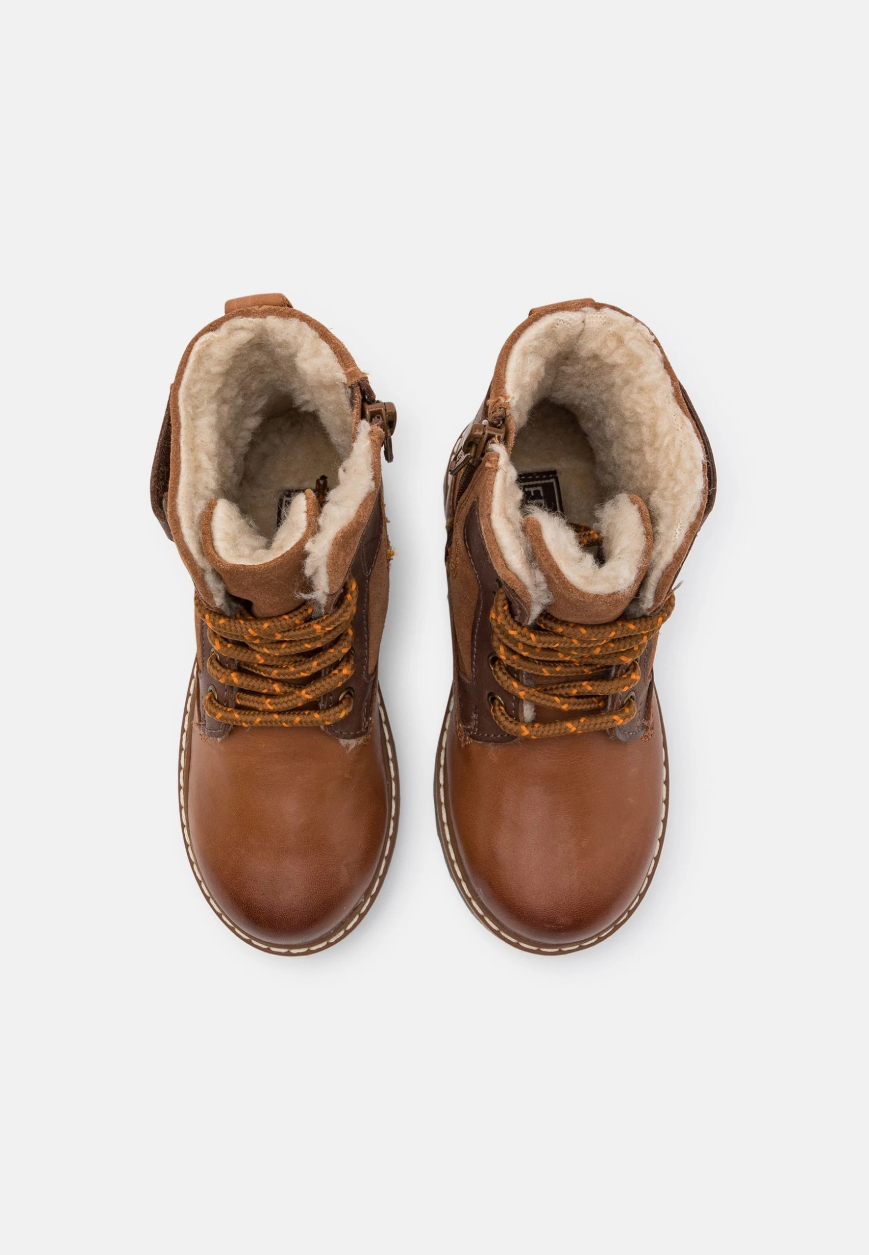 Friboo Leather - Veterboots - Cognac 6 Friboo Leather - Veterboots - Cognac - Afbeelding 4