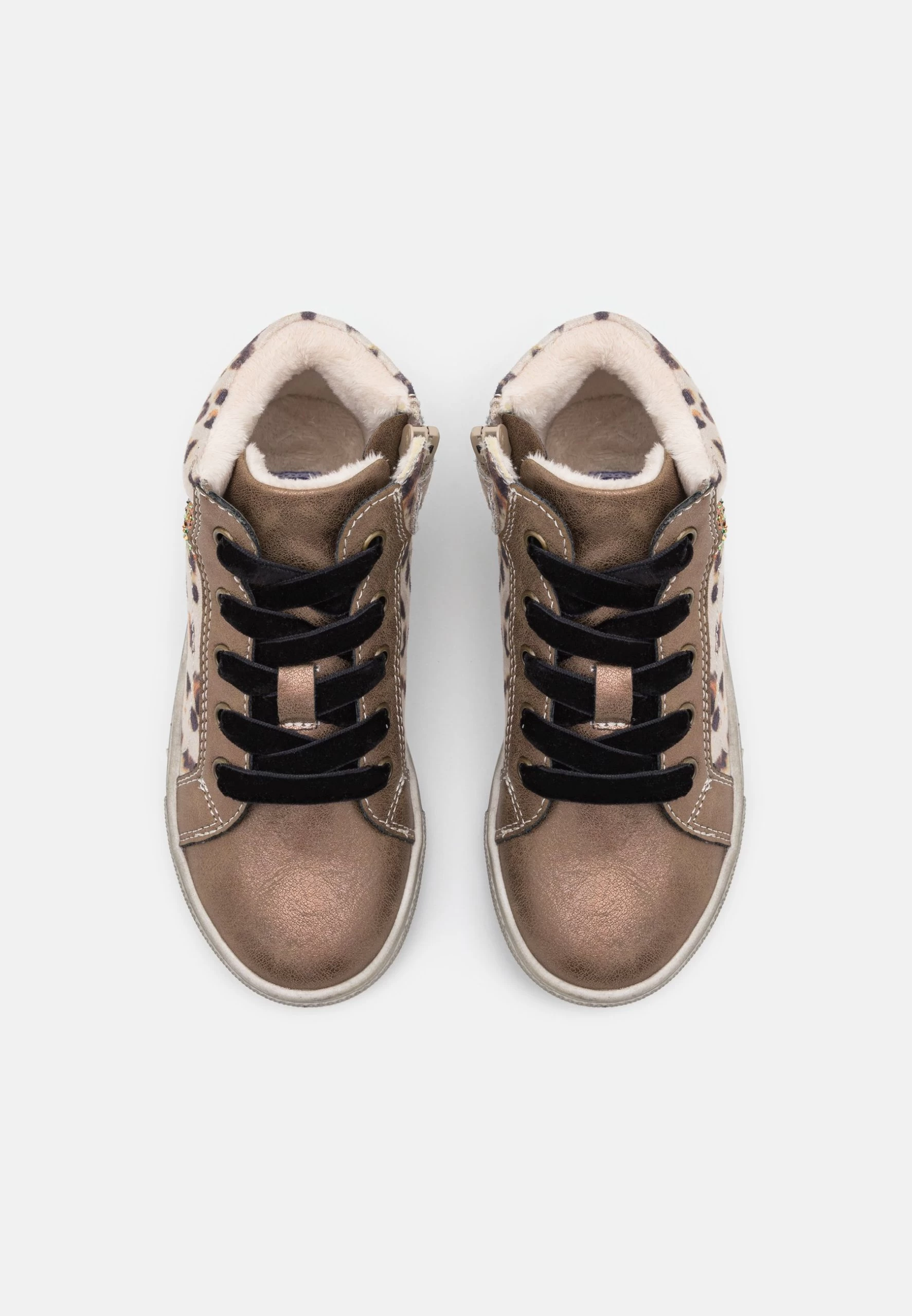 Friboo Sneakers Hoog - Bronze 6 Friboo Sneakers Hoog - Bronze - Afbeelding 4