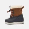Friboo Leather Unisex - Snowboots- Cognac