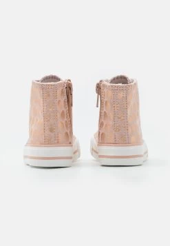 Friboo Sneakers Hoog - Rose Gold -Friboo-Mode e7ee5d6cb66447a49f2627da58d2ff50