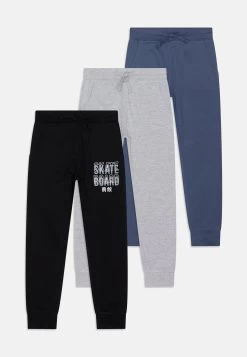 Friboo Unisex 3 Pack - Trainingsbroek - Black/Blue/Grey