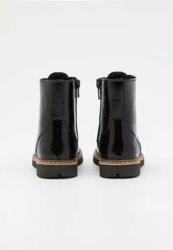 Friboo Leather - Veterboots - Black -Friboo-Mode f151a34af3f84557b2472202d90e9107